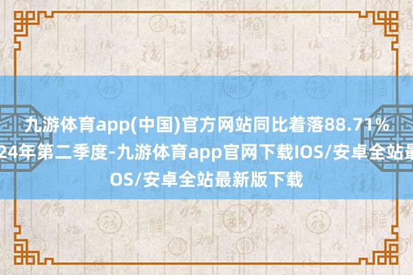 九游体育app(中国)官方网站同比着落88.71%；其中2024年第二季度-九游体育app官网下载IOS/安卓全站最新版下载