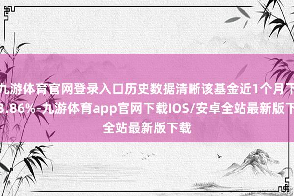 九游体育官网登录入口历史数据清晰该基金近1个月下落3.86%-九游体育app官网下载IOS/安卓全站最新版下载