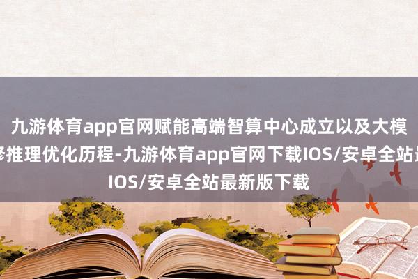 九游体育app官网赋能高端智算中心成立以及大模子高效检修推理优化历程-九游体育app官网下载IOS/安卓全站最新版下载