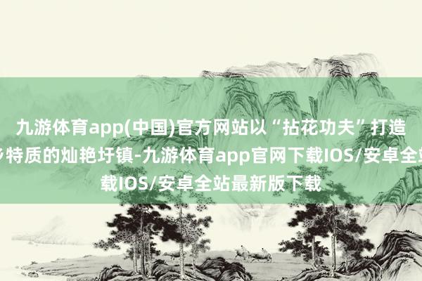 九游体育app(中国)官方网站以“拈花功夫”打造具有岭南水乡特质的灿艳圩镇-九游体育app官网下载IOS/安卓全站最新版下载